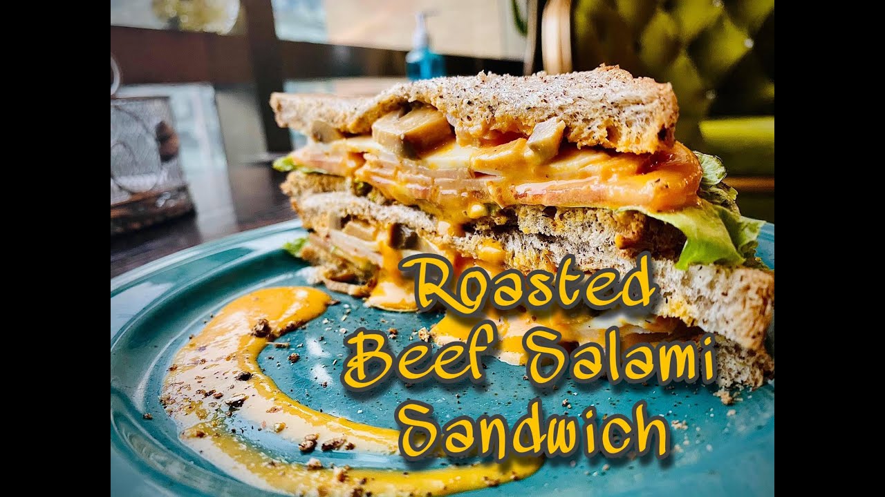 বিফ পেপারনি স্যান্ডউইচ ।। Beef Pepperoni Sandwich ।। ৫ মিনিট রেসিপি