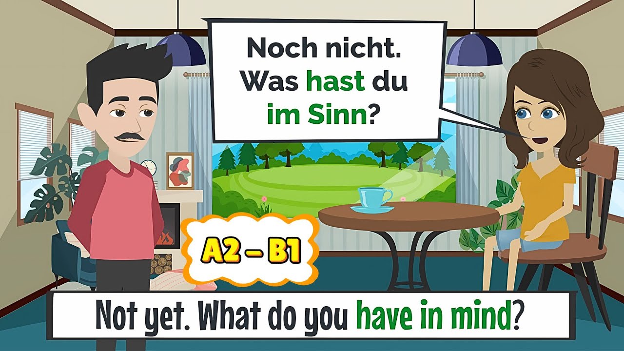 Slow german A2 - B1 | German Dialogues A2 - B1 | Deutsch lernen mit ...