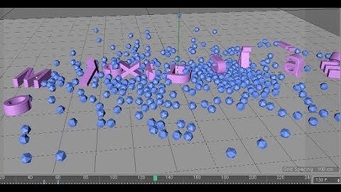 [시포디 다이내믹] 모텍스트와 다이내믹의 제어모션-시네마 4D(Cinema 4D MoText & Dynamic Controls Tutorial)