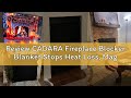 Review CADARA Fireplace Blocker Blanket Stops Heat Loss, Magnetic Fireplace Draft Stopper, Indoor Fi