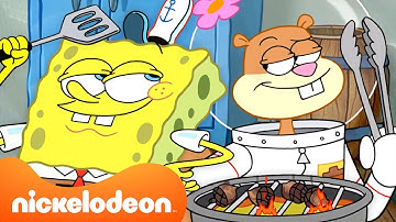 SpongeBob’s zomerse BBQ-feest! | 45 minuten compilatie | @SpongeBobOfficial | Nickelodeon Nederlands
