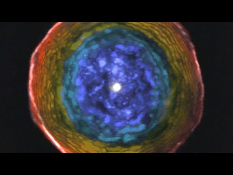 Aging star blows off smoky bubble