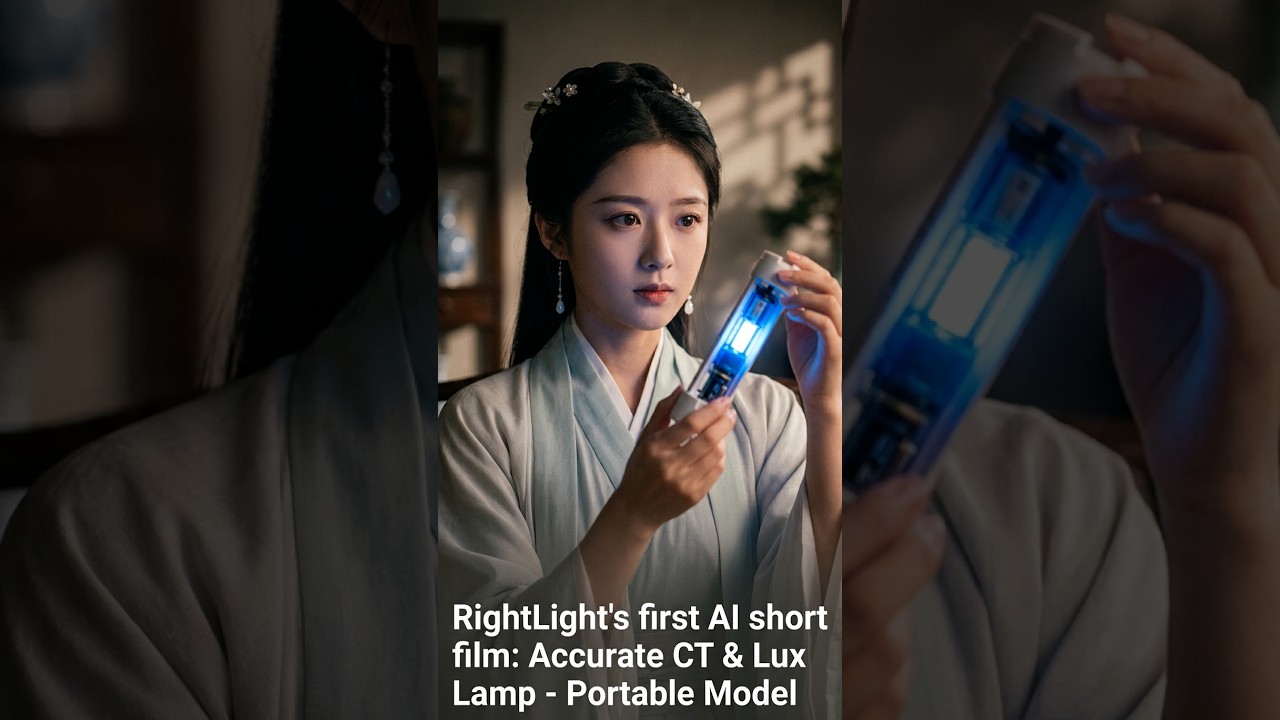 RightLight's first AI short film: Accurate CT & Lux Lamp - Portable Model 縮圖