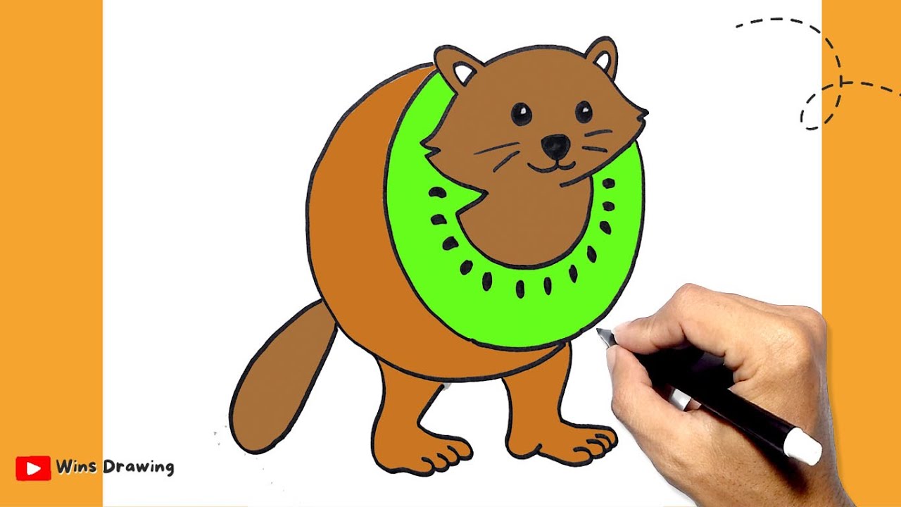 How to Draw Pipi Kiwi