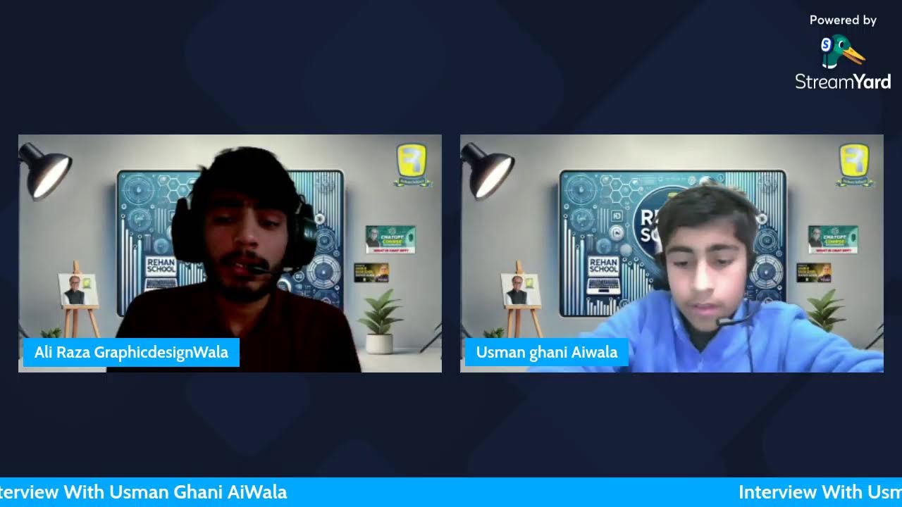 Live Interview With Usman Ghani AIWala | Rehan School Lahore Campus