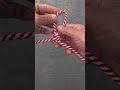 The multi-functional knot can be used as a practical string hook for fishing, a trailer buckle w