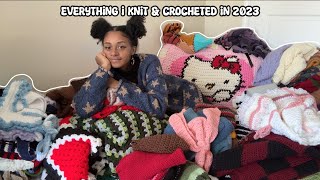 ৎ˚₊✩‧₊Everything I Knit & Crocheted in 2023₊✩‧₊˚౨