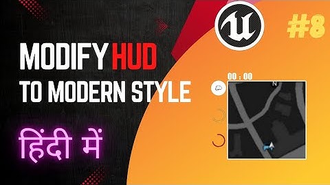 [GTA 6] Unreal Engine 5 Tutorial: Modernizing HUD with Minimap, Clock, and More! [Hindi]