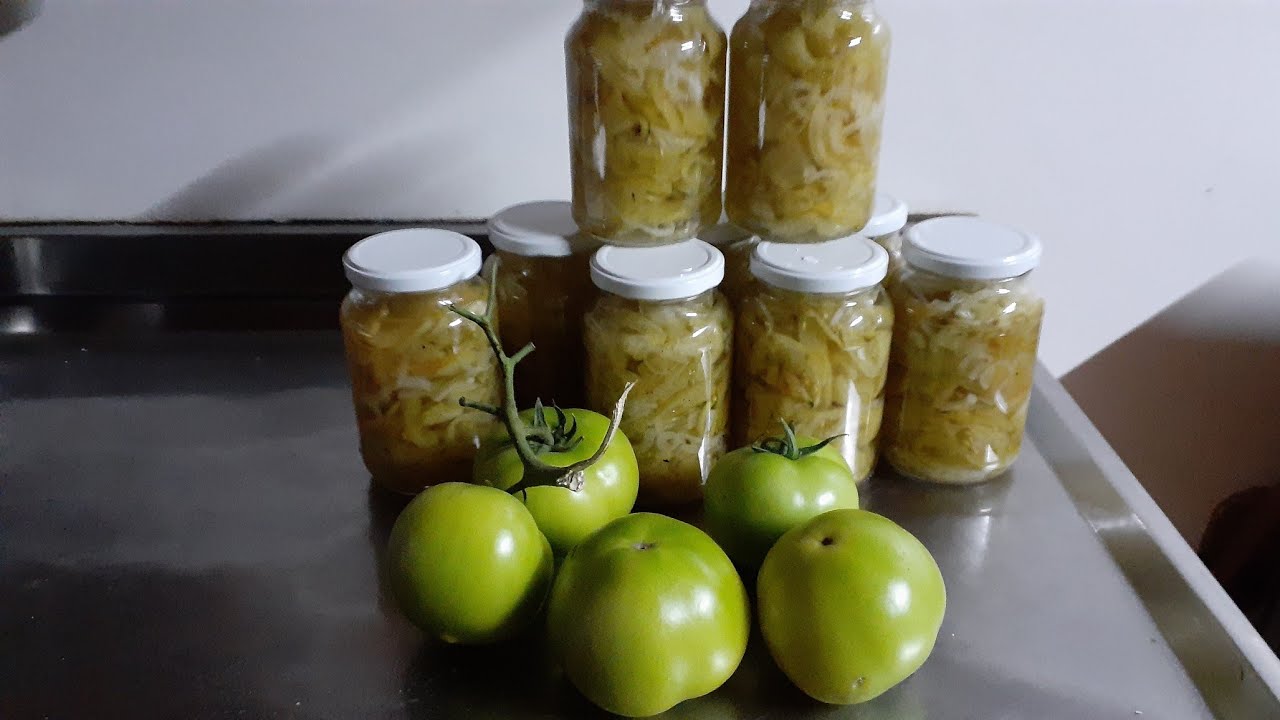 COMO APROVEITAR TOMATES VERDES,PICLES DE TOMATES