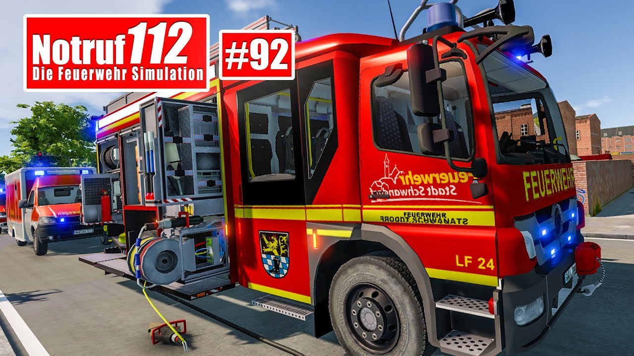 NOTRUF 112 Platinum #92: Verkehrsunfall - schonende RETTUNG des Opfers I  Feuerwehr-Simulation 