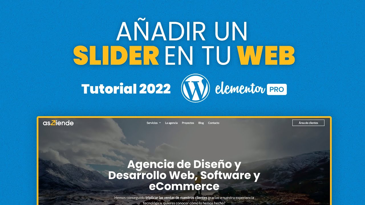 Cómo Insertar un SLIDER o CARRUSEL de imágenes en Wordpress (Tutorial Español - 2022) | Clase 14