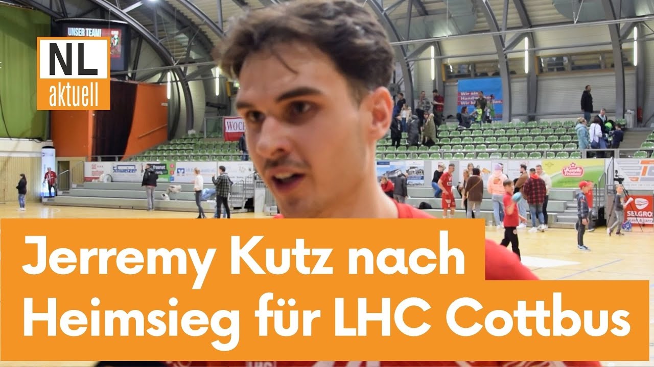 LHC Cottbus | Jerremy Kutz nach Sieg gegen SG Uni Greifswald/Loitz