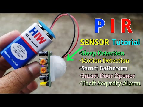 This Sensor can do EVERYTHING! .... PIR Motion Sensor Tutorial