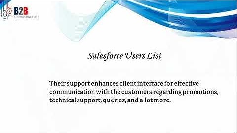 Top Salesforce Users List