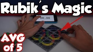 Rubik&#39;s Magic AVG of 5 !