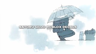 SATORU GOJO ROBLOX DECALS