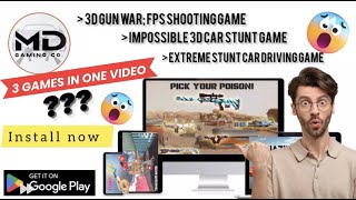 Best High Graphic Android Car and Shooting Games 2023 | Top Trending Stunt Driving |FPS Gun Shooting screenshot 3