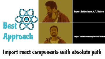 How to import react components with absolute path| Absolute path with react | Bug Shop