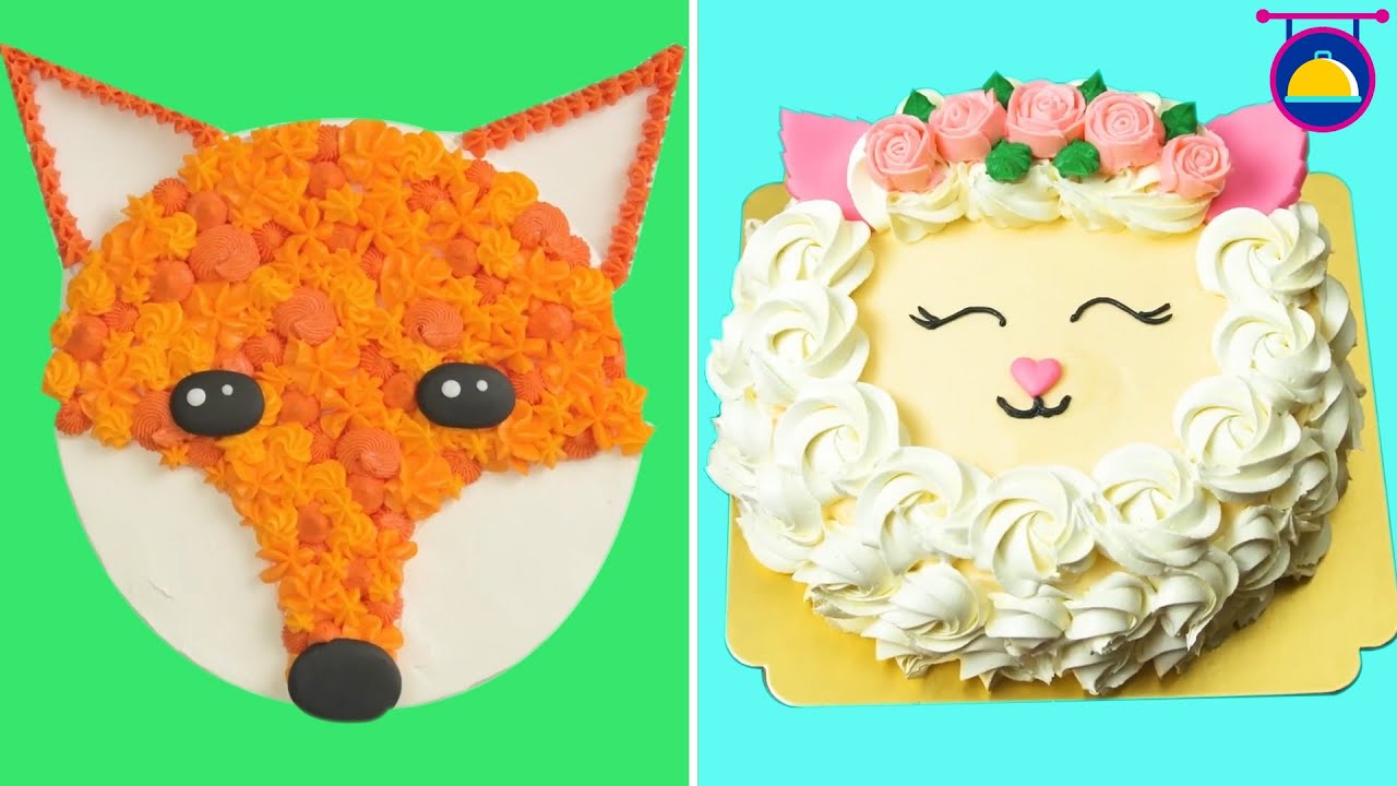 Modeles De Gateaux Lion Renard Et Mouton Idees De Decoration De Gateaux Youtube