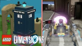 LEGO Dimensions  ALL Tardis and DeLorean Locations (To Date, 2016)