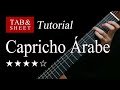 Capricho Árabe - Guitar Lesson + TAB