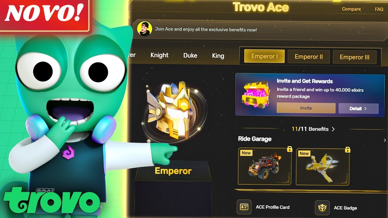 A recarga Trovo ACE está aqui! (Subir de nível para recompensas), Atualização Ace, Ace acumulativo