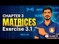 Class 12 Maths Chapter 3 | Exercise 3.1 Complete Solutions | Matrices | Part 2 (Punjabi + English)