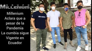 Video thumbnail of "Grupo Millenium aclara que la Cumbia sigue vigente en el Ecuador"