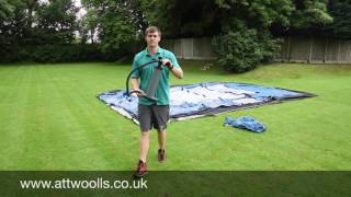 How to pitch an Inflatable Tent (Tutorial Video)