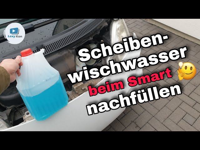 Scheibenwischwasser nachfüllen