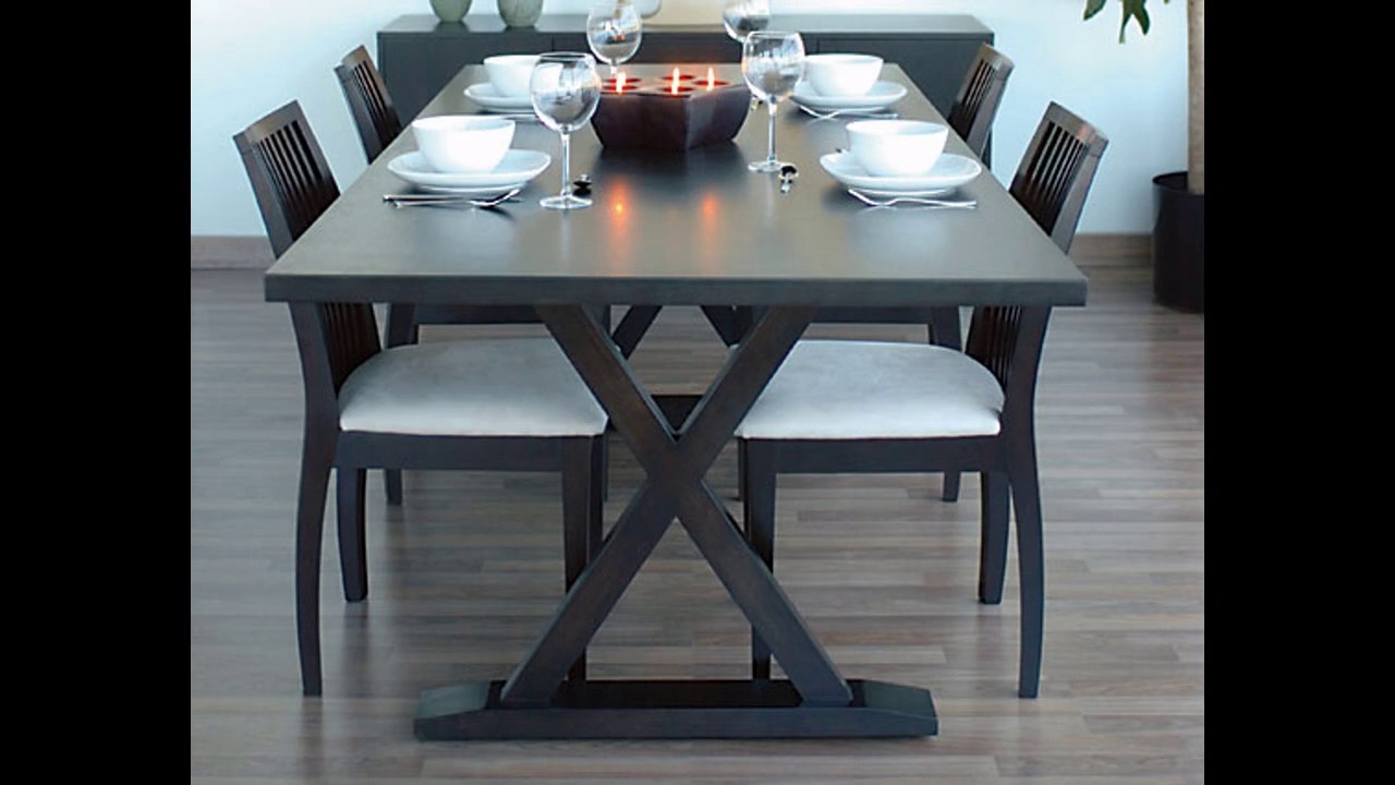 Design élégant de table de salle à manger - YouTube