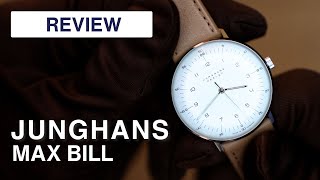 Junghans Max Bill Handaufzug 27370102 | Watch Review | Deutsch | 4K  |  SG WATCHES