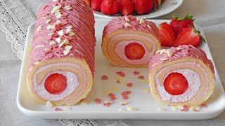 Lahodná jahodová roláda  bez lepku 🍓 /LiViera Desserts/