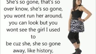 She s So Gone Naomi Scott Lyrics