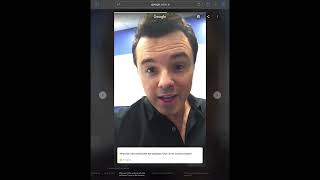 Seth MacFarlane #5 - What was it like working with Neil deGrasse Tyson on the Cosmos remake?