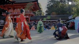 京都・下鴨神社で「蹴鞠初め」