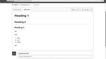 Markdown Introduction