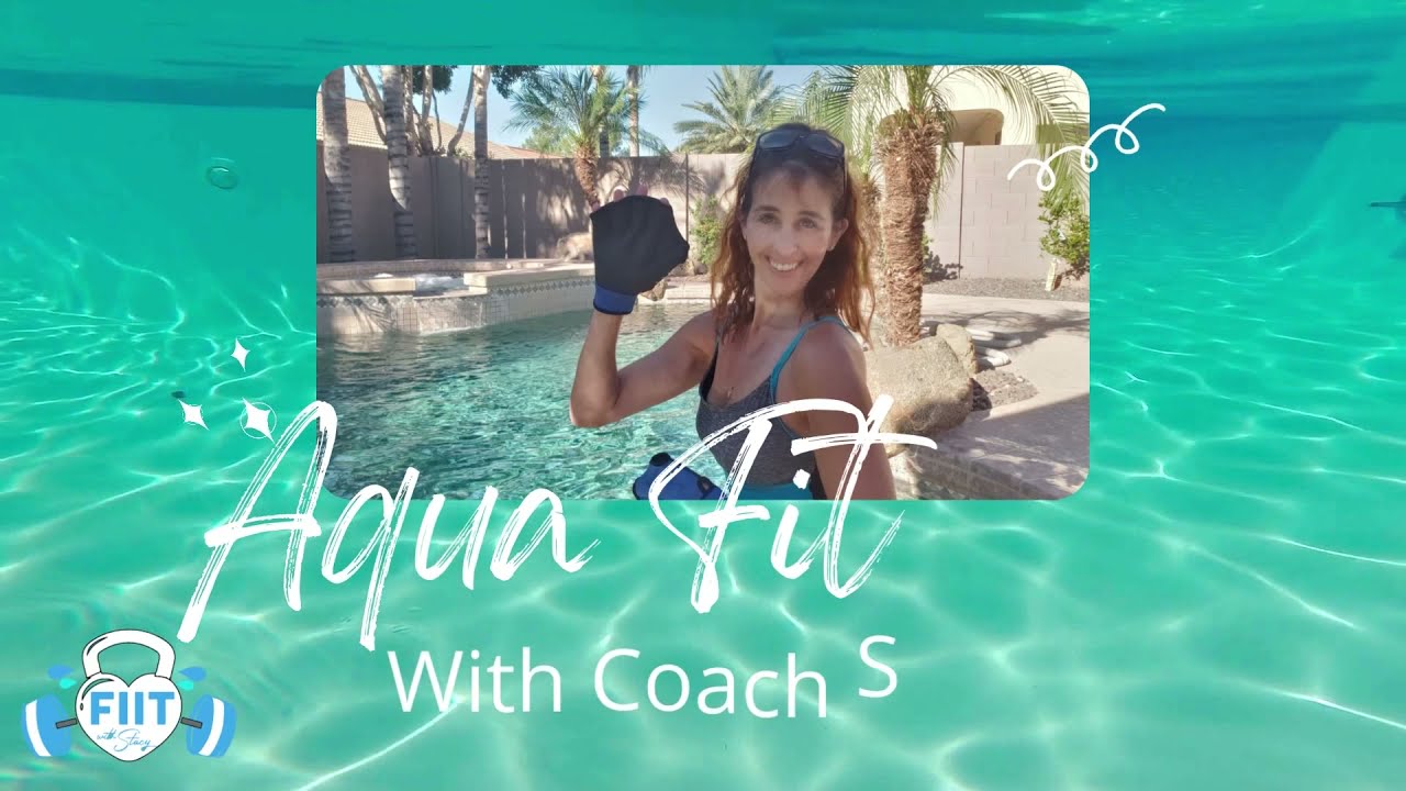 AquaFIIT Fitness on Demand Workouts with Coach Stacy - Exclusive Variety of AD-free pool routines.