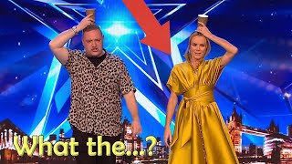 EXTREMELY FUNNY MAGICIAN Performs Ridiculous Tricks on Amanda Holden