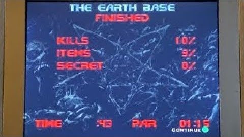 Doom II NRftL The Earth Base UV-Speed Speedrun 43 seconds