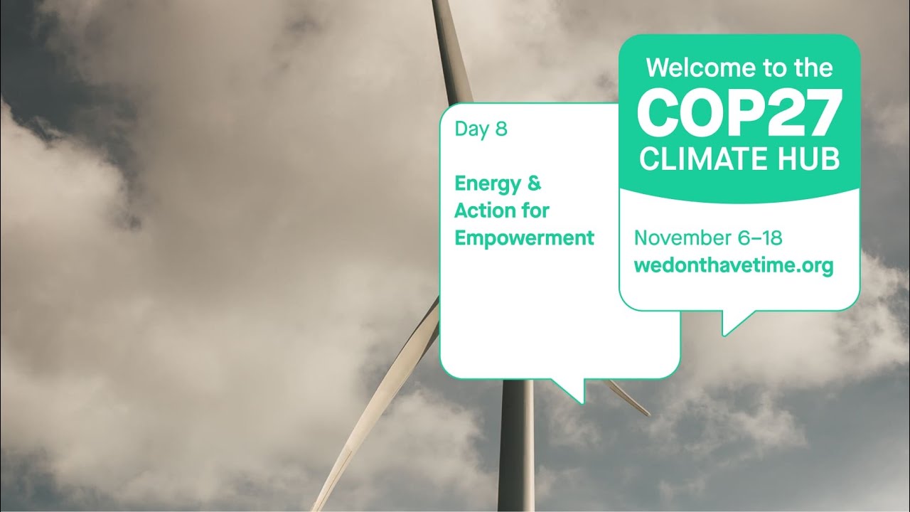 COP 27 - 15th November Full Day Stream Part 1