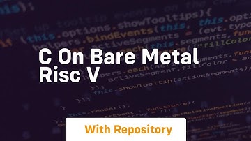 c on bare metal risc v