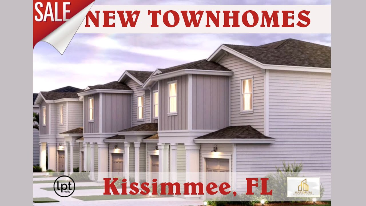 New townhomes for sale in Kissimmee, FL YouTube