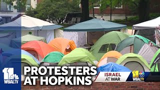 Johns Hopkins University, protesters work to reach resolution by WBAL-TV 11 Baltimore 437 views 1 day ago 1 minute, 59 seconds
