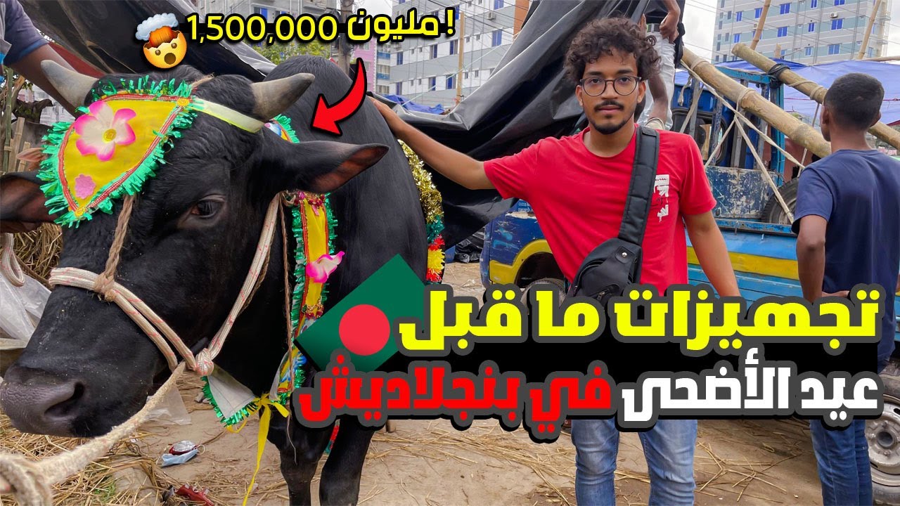 سوق المواشي | سعر البقر مليون ونص 😱| أول عيد أضحى في بنجلاديش