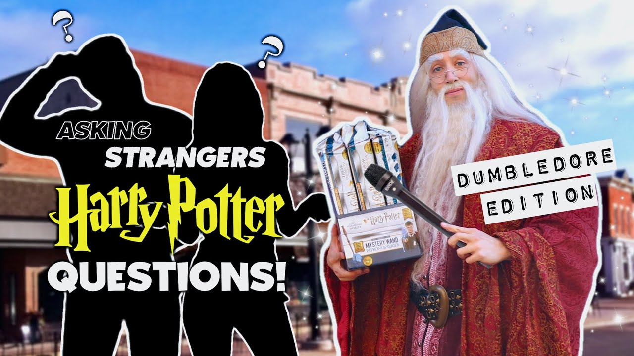 ASKING STRANGERS HARRY POTTER QUESTIONS | DUMBLEDORE EDITION