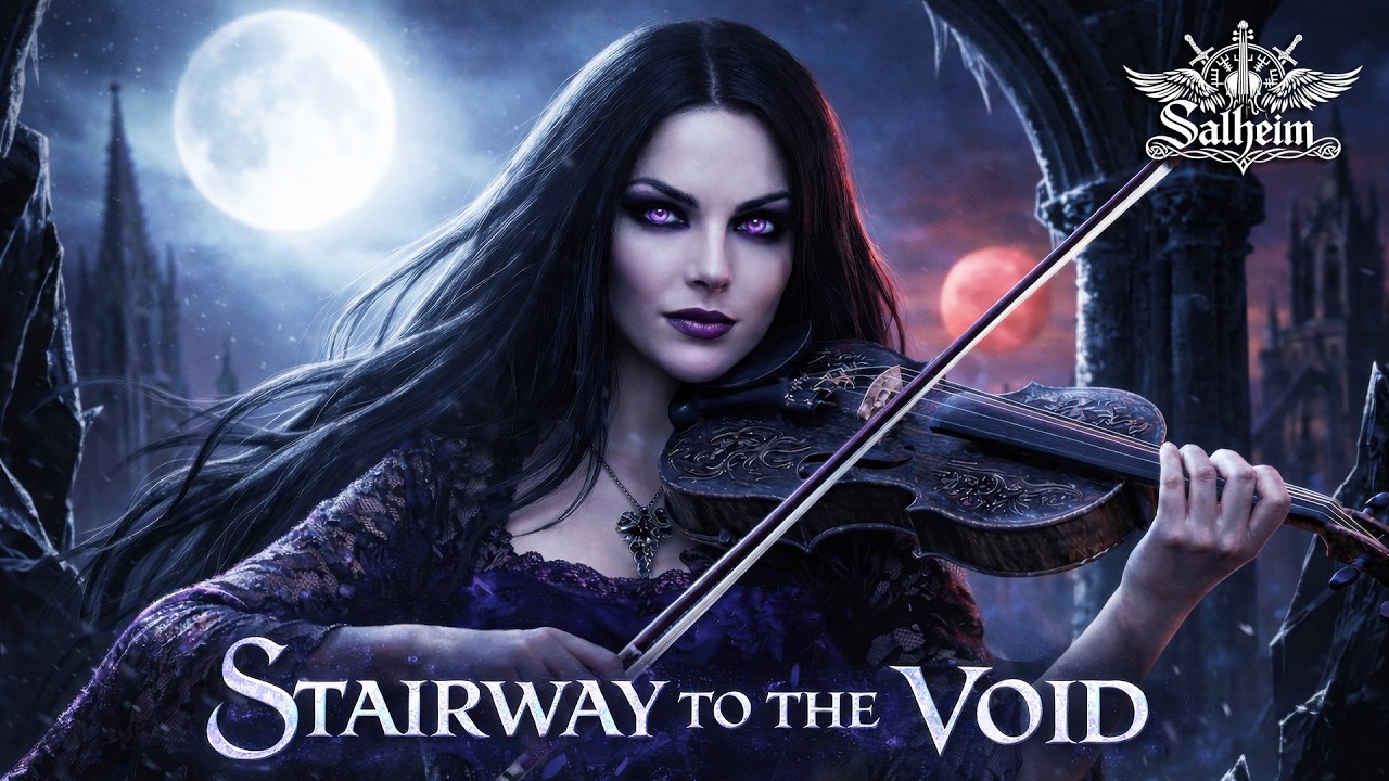 STAIRWAY TO THE VOID | 1 Hour Gothic Violin Metal | Fantasy Music for Focus & Gaming