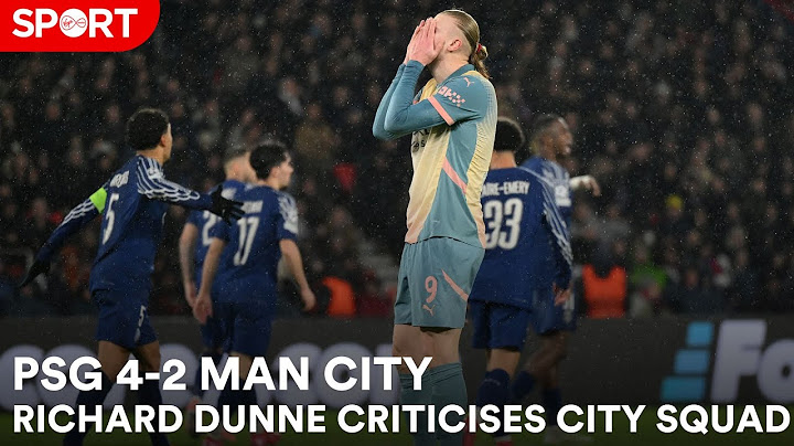 PSG 4-2 Man City | Full-time reaction!