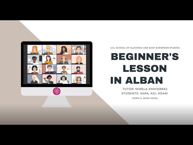 Watch SSEES Albanian lesson on YouTube.