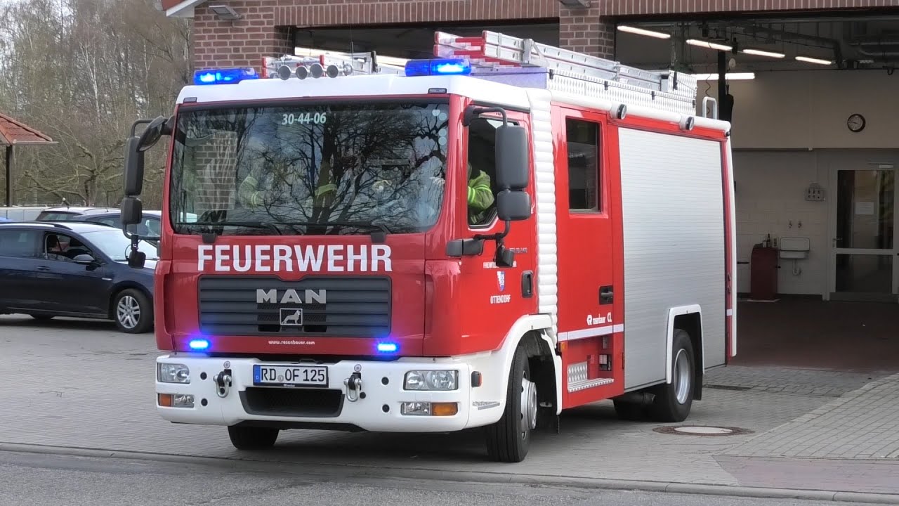 [Brennt Strohhaufen | Sirenenalarm] Ausrücken FF Ottendorf + Einsatzfahrten FF Melsdorf